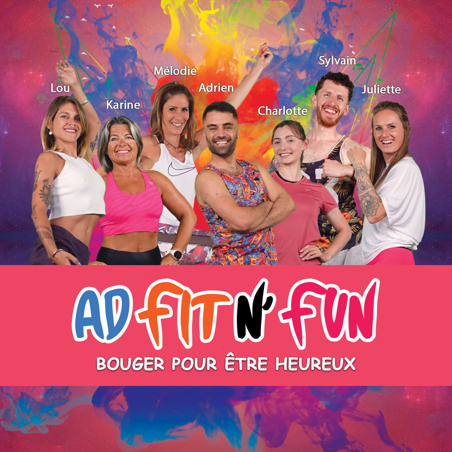 Ad Fit N' Fun - saison 2023-2024 : 7 profs | 4 villes | 10 disciplines | 24 cours